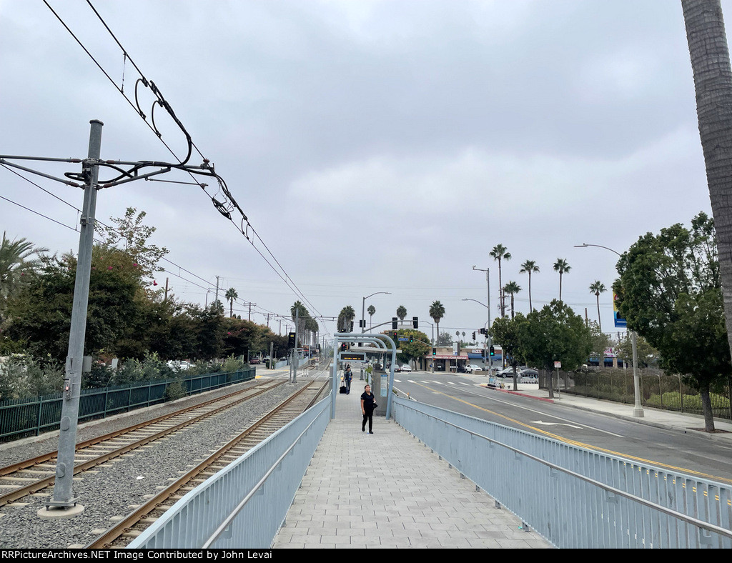 Looking west from Expo/Crenshaw